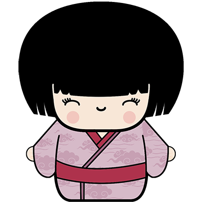 Kokeshi Animated Japanese Dolls messages sticker-11