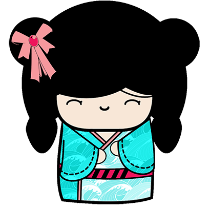Kokeshi Animated Japanese Dolls messages sticker-5