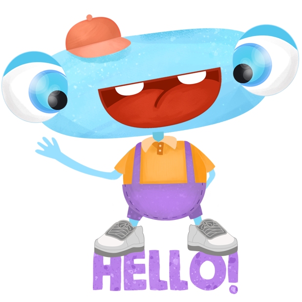 Happy Funny Monster - cute stickers messages sticker-0