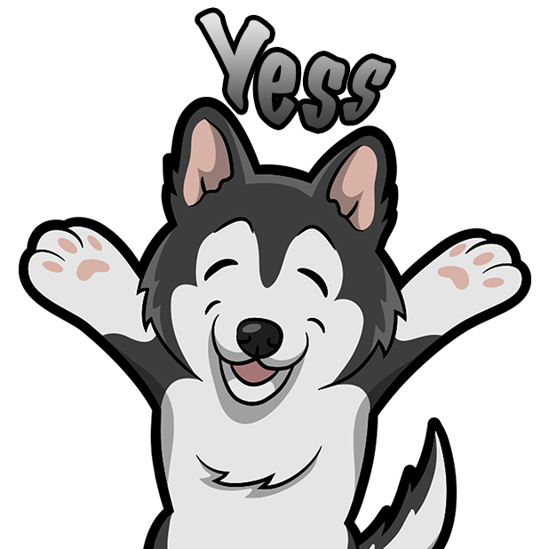 Huskymoji - Husky Emoji & Stickers messages sticker-2