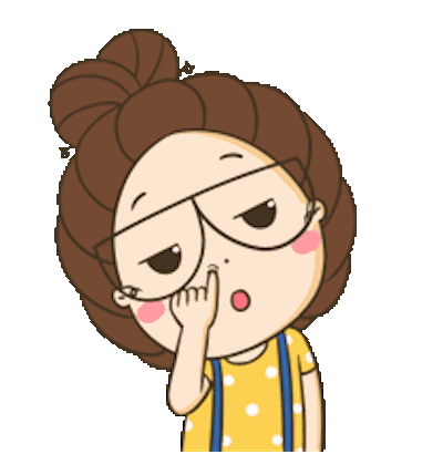 Funny Girl Animated messages sticker-10