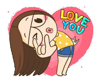 Funny Girl Animated messages sticker-9