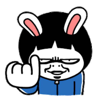 Sis Rabbit Animated messages sticker-5