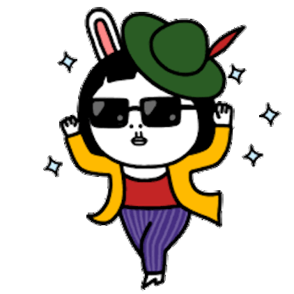 Sis Rabbit Animated messages sticker-4