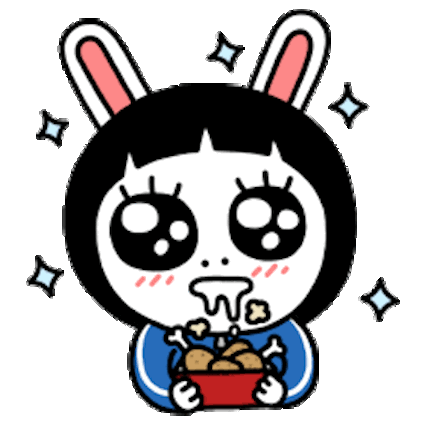Sis Rabbit Animated messages sticker-2