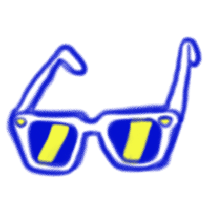 Vintage Style - Blue & Yellow Doodle Stickers messages sticker-6