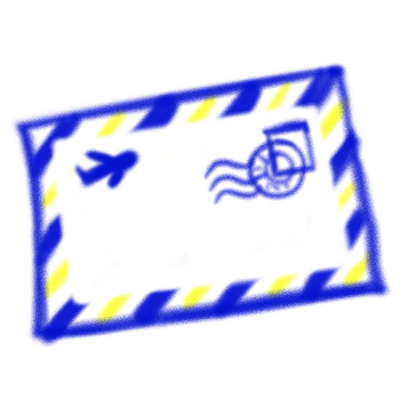 Vintage Style - Blue & Yellow Doodle Stickers messages sticker-3