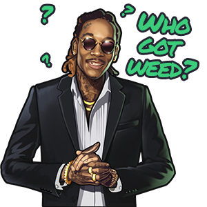 Wiz Khalifa's Weed Farm messages sticker-3