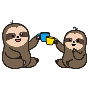 Cute Sloth Stickers messages sticker-9