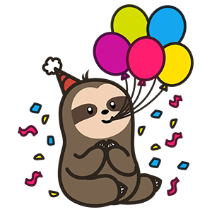 Cute Sloth Stickers messages sticker-8