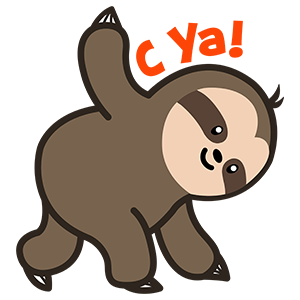 Cute Sloth Stickers messages sticker-6