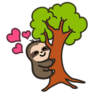 Cute Sloth Stickers messages sticker-3