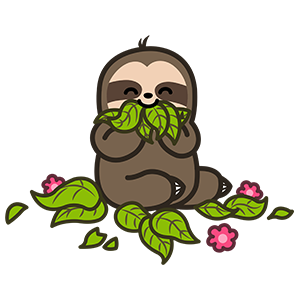 Cute Sloth Stickers messages sticker-4