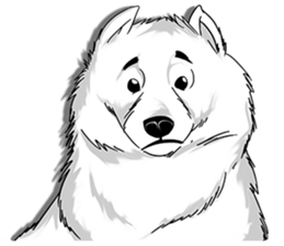 Husky Dog - Cute snow dog for iMessage messages sticker-6