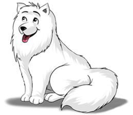 Husky Dog - Cute snow dog for iMessage messages sticker-0