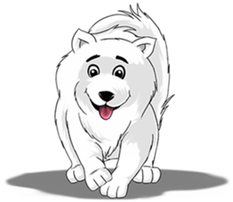 Husky Dog - Cute snow dog for iMessage messages sticker-1
