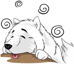 Husky Dog - Cute snow dog for iMessage messages sticker-5