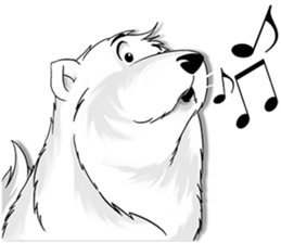 Husky Dog - Cute snow dog for iMessage messages sticker-4
