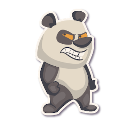 Panda - Stickers. messages sticker-11