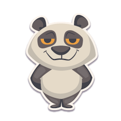Panda - Stickers. messages sticker-0