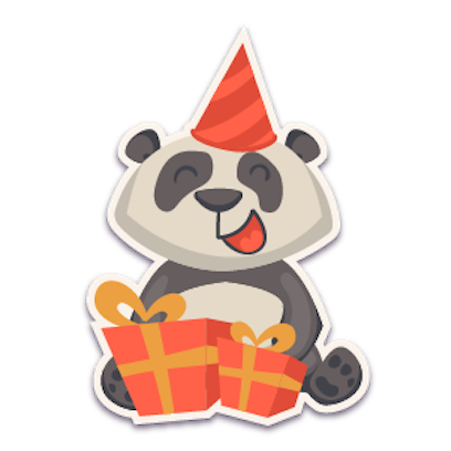 Panda - Stickers. messages sticker-9