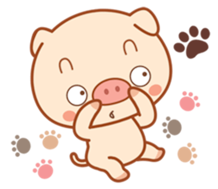 Little Pig Pinky messages sticker-1