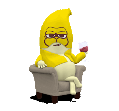 Mr Banana Animated messages sticker-5