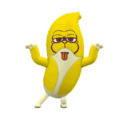 Mr Banana Animated messages sticker-6