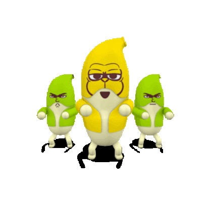 Mr Banana Animated messages sticker-2