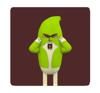 Mr Banana Animated messages sticker-3