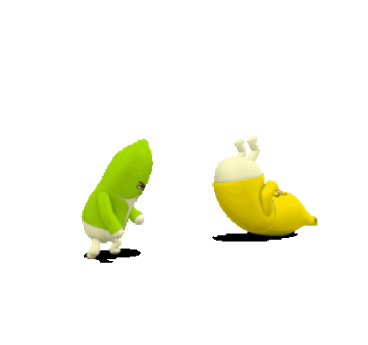 Mr Banana Animated messages sticker-4
