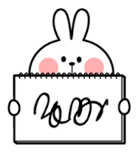 Cool Rabbit and Smile Face messages sticker-1