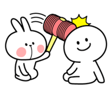 Cool Rabbit and Smile Face messages sticker-11