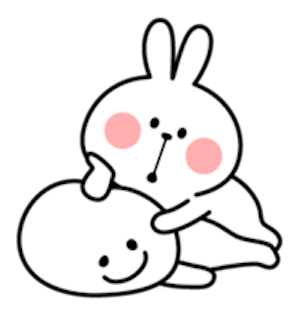 Cool Rabbit and Smile Face messages sticker-3