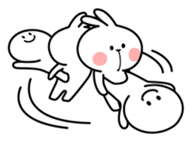 Cool Rabbit and Smile Face messages sticker-5