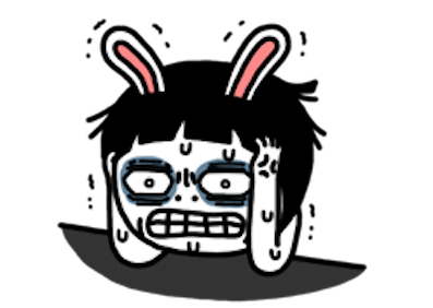 Sis Rabbit messages sticker-9