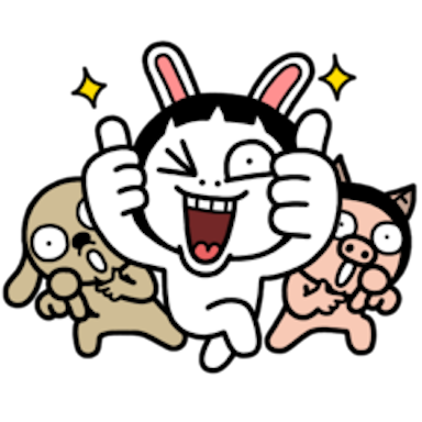 Sis Rabbit messages sticker-3