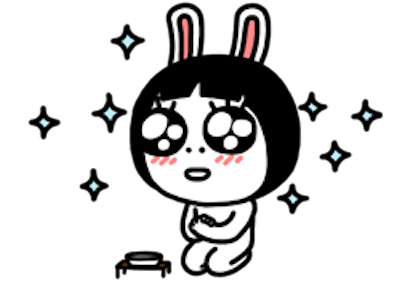 Sis Rabbit messages sticker-2