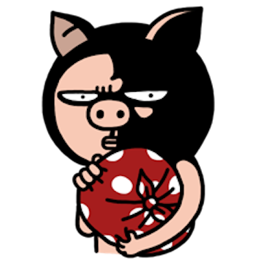 Chocolate Dog and Friends messages sticker-9