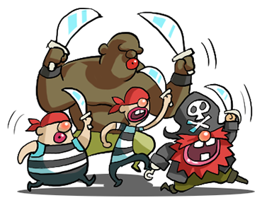 Pirate Red Beard messages sticker-5