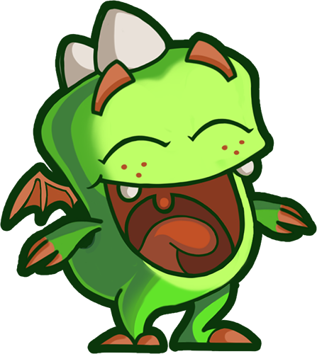 Droll Dragon - Cute stickers messages sticker-2