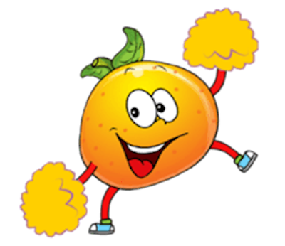 Emoji Oranges Stickers messages sticker-5