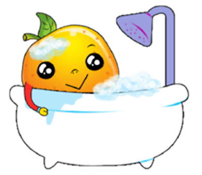 Emoji Oranges Stickers messages sticker-2