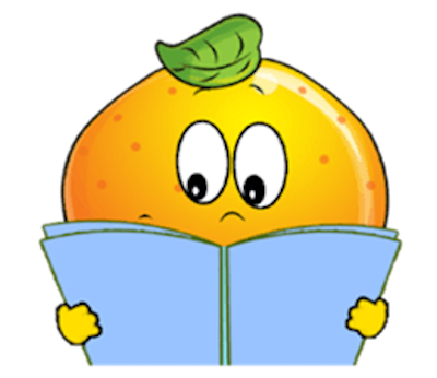 Emoji Oranges Stickers messages sticker-4