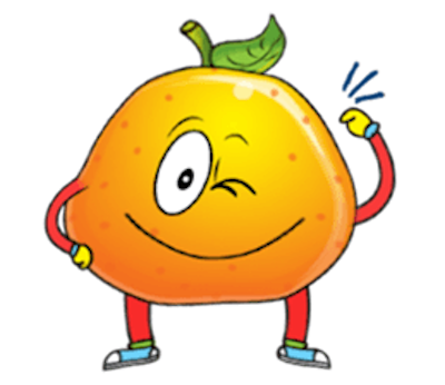 Emoji Oranges Stickers messages sticker-3