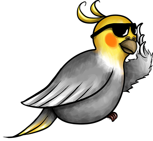 Parrot Alfred - Cute stickers messages sticker-3