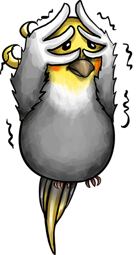 Parrot Alfred - Cute stickers messages sticker-7