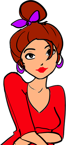 I'm a girl - Cute stickers messages sticker-2