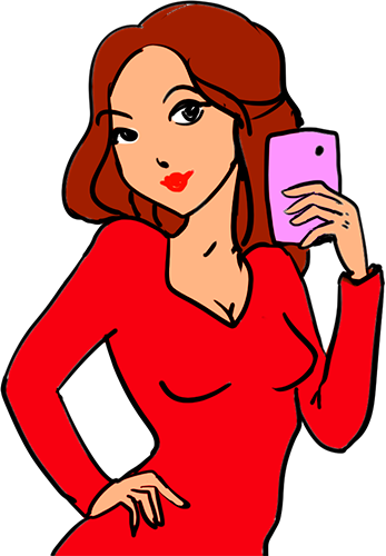 I'm a girl - Cute stickers messages sticker-4