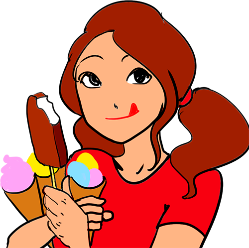 I'm a girl - Cute stickers messages sticker-9